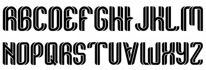 ReefordDEMO-Regular 字体 大写