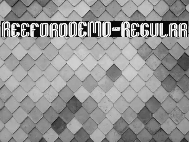 ReefordDEMO-Regular Font examples