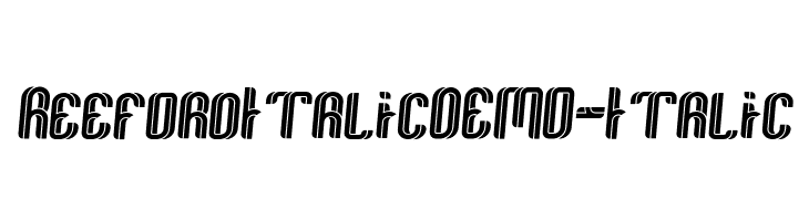 ReefordItalicDEMO-Italic  नि: शुल्क फ़ॉन्ट्स डाउनलोड