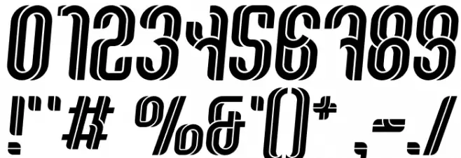 ReefordItalicDEMO-Italic Font OTHER CHARS