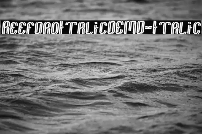 ReefordItalicDEMO-Italic Font examples