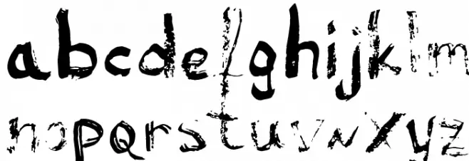 Reeld Typeface フォント 小文字