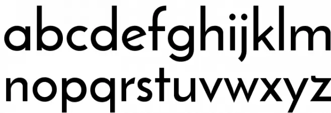 Reem Kufi Regular Font LOWERCASE