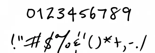 Reenie Beanie Font OTHER CHARS