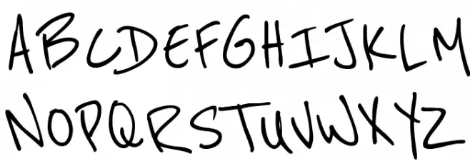 Reenie Beanie Schriftart Groß