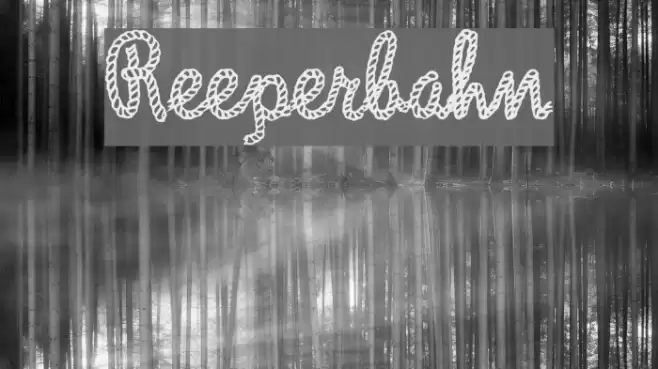 Reeperbahn Font examples