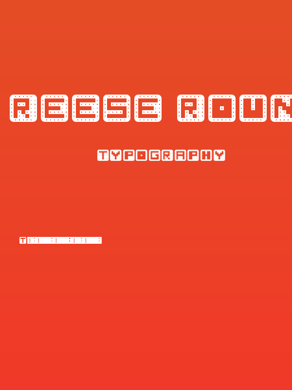 Reese Rounded Regular Poster
