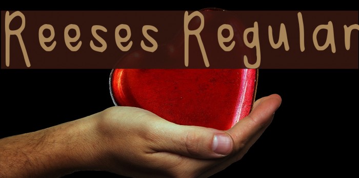 Reeses Regular Font examples