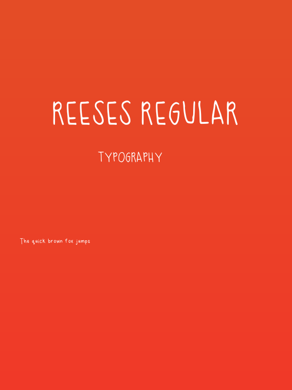 Reeses Regular Poster