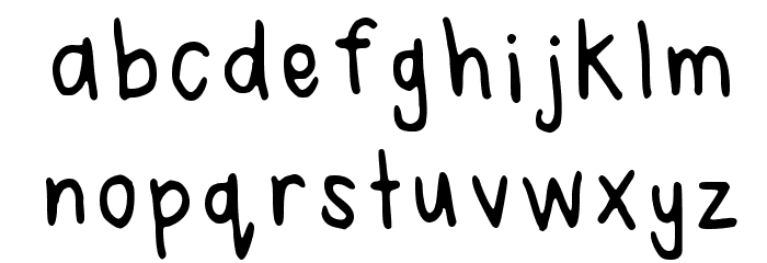 Reeses Regular Font LOWERCASE