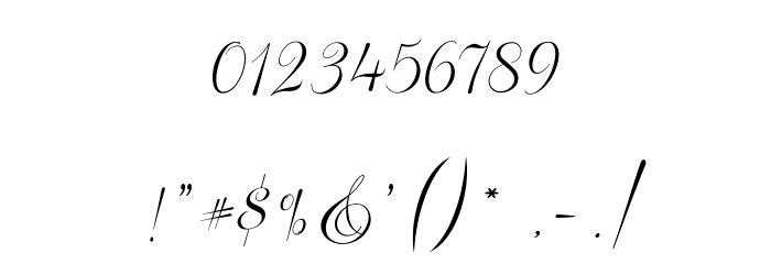 Refadhiana Lajuba Font OTHER CHARS