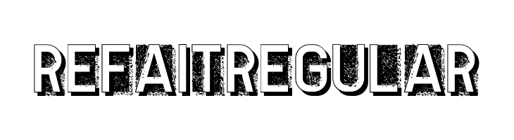 Refait Regular  नि: शुल्क फ़ॉन्ट्स डाउनलोड
