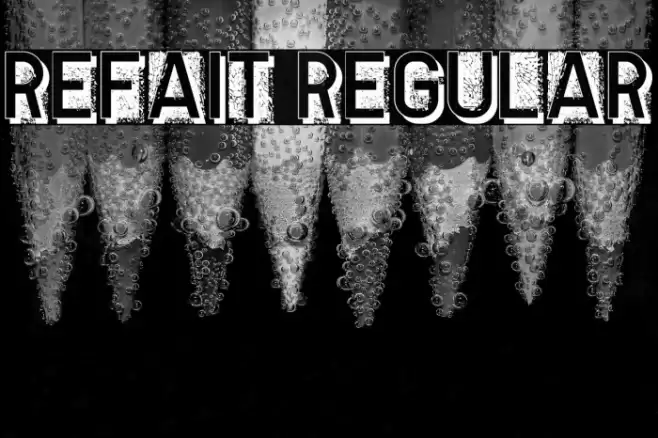 Refait Regular Fonte examples