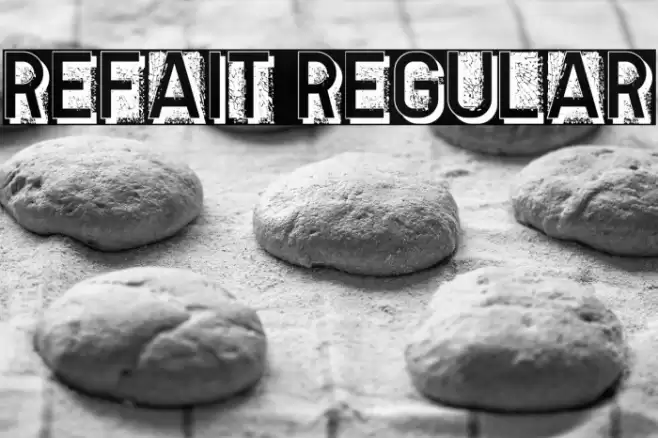 Refait Regular Fonte examples