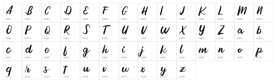Reffin FREE Character Map