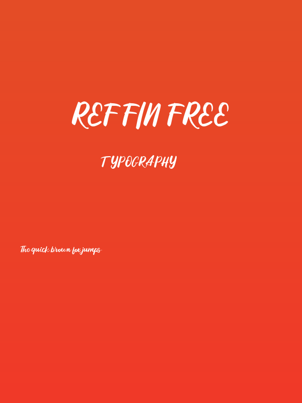 Reffin FREE Poster