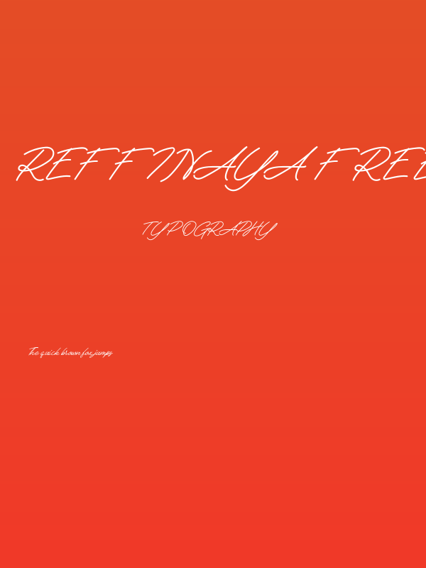 Reffinaya FREE Poster