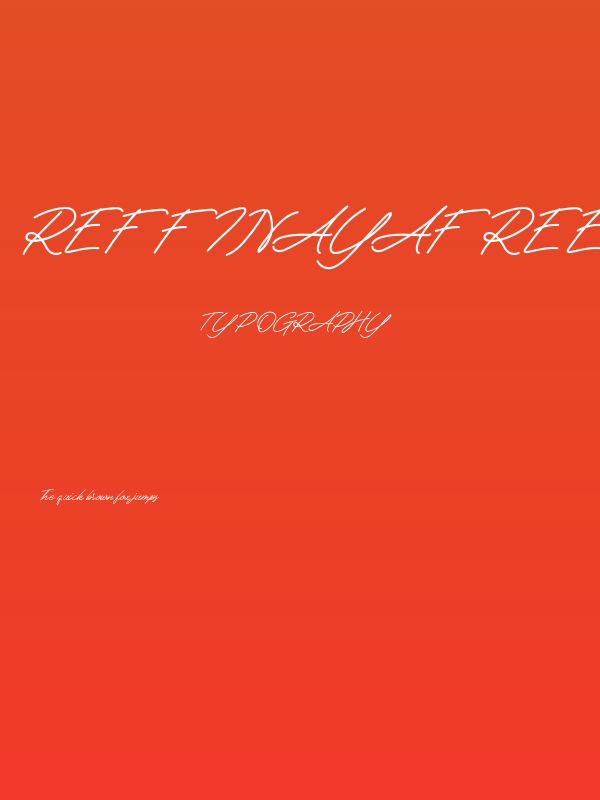 ReffinayaFREE Poster