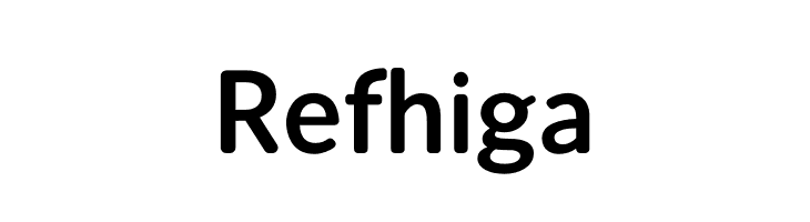 Refhiga  font caratteri gratis