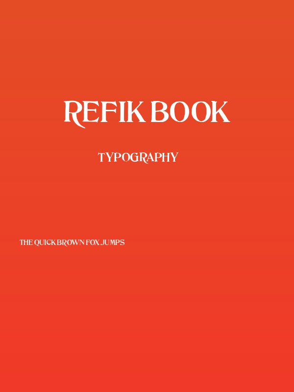 Refik Book Poster