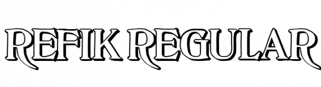 Refik Regular  Fuentes Gratis Descargar