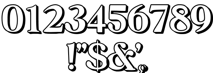 Refik Regular Font OTHER CHARS