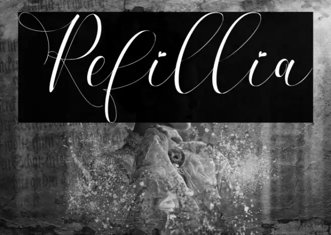 Refillia Font examples