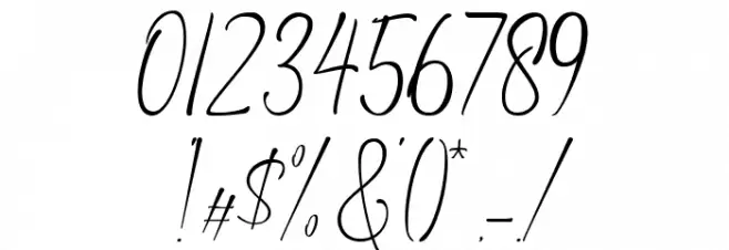 Refira Asri Script Font OTHER CHARS