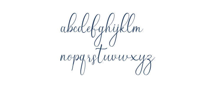 Refira Asri Script Lowercase