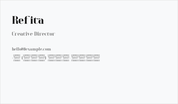 Refita Business Card