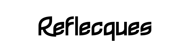 Reflecques  Frei Schriftart Herunterladen