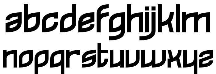Reflecques Font LOWERCASE