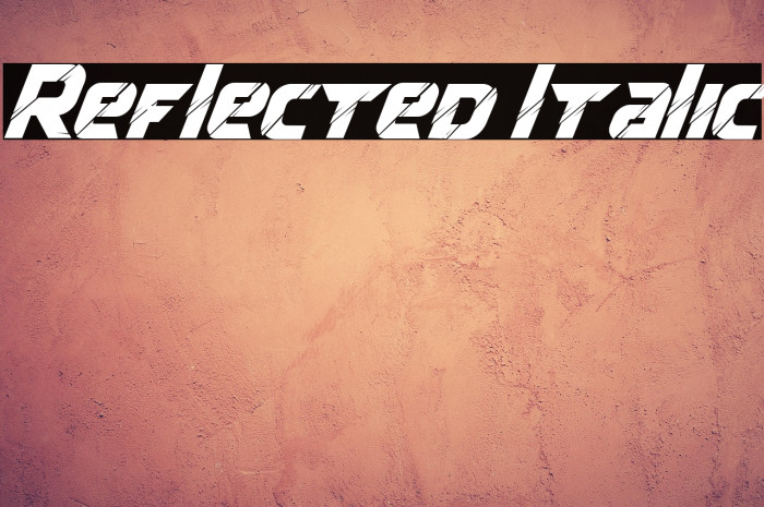 Reflected Italic Example 2