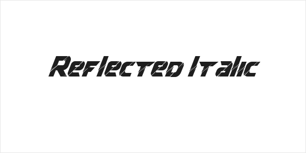 Reflected Italic Logo