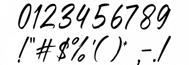 Reflet des Ombres Font OTHER CHARS