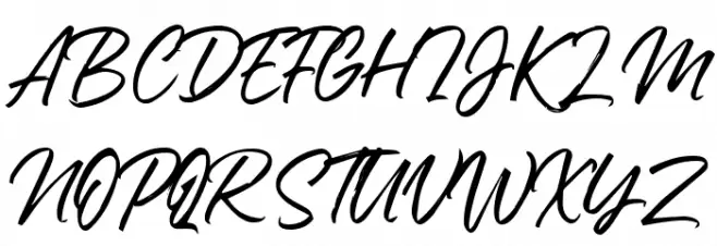 Reflet des Ombres Font UPPERCASE