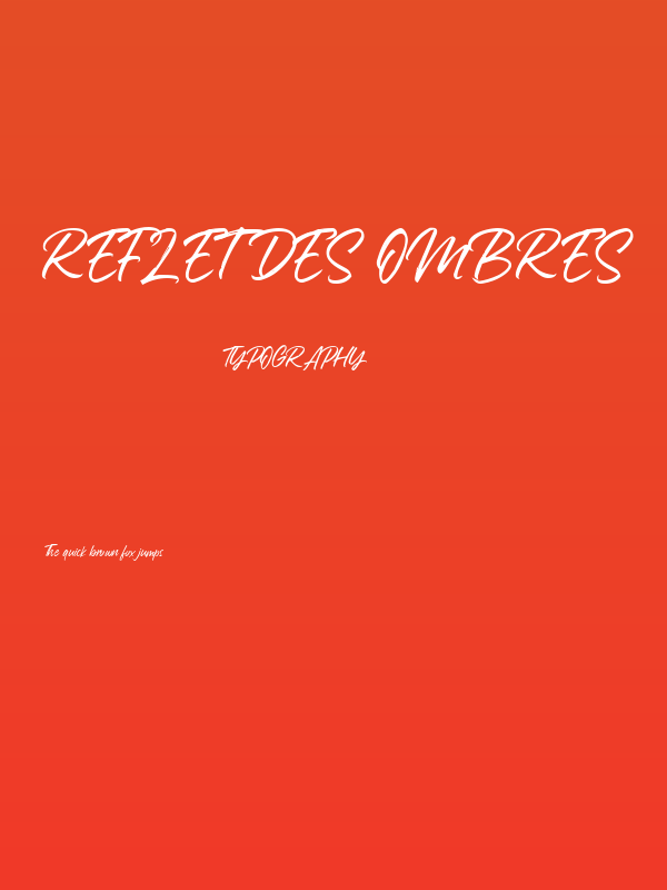 Reflet des Ombres Poster