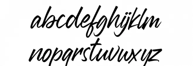 Reflet des Ombres Font LOWERCASE