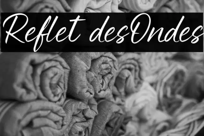 Reflet desOndes フォント examples