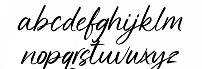 Reflet desOndes フォント 小文字