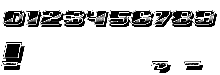Reflex Regular Font OTHER CHARS