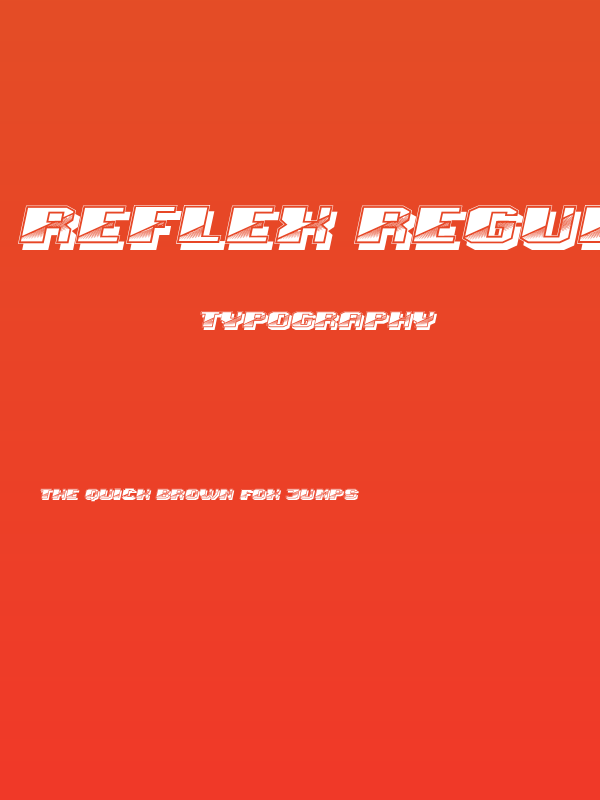 Reflex Regular Poster