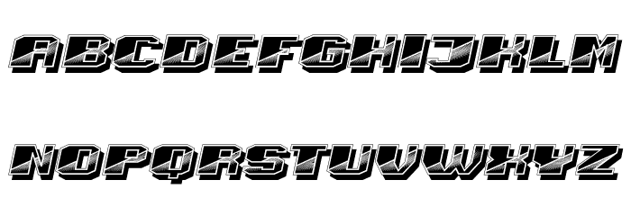 Reflex Regular Font LOWERCASE