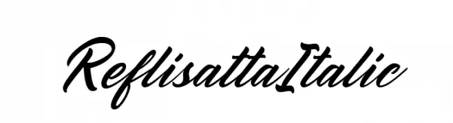 Reflisatta Italic  font caratteri gratis