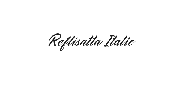 Reflisatta Italic Logo