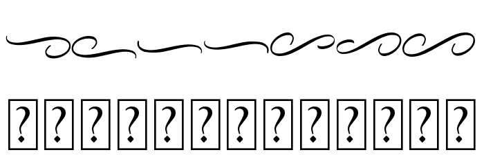 Reflisatta Swash Font LOWERCASE