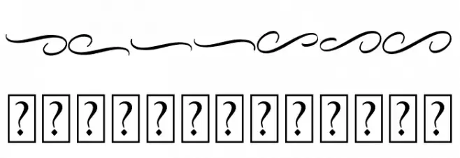 Reflisatta Swash Schriftart Kleinbuchstaben