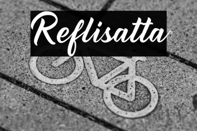 Reflisatta Font examples