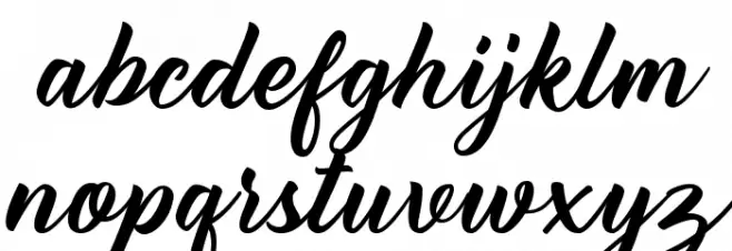 Reflisatta फ़ॉन्ट लोअरकेस