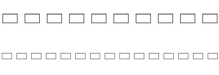 Refluxed Font OTHER CHARS